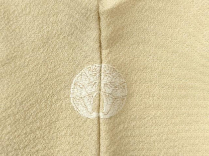 平和屋着物●豪華色留袖　駒刺繍　七宝花松文　金彩　正絹　逸品　CAAW8797yc