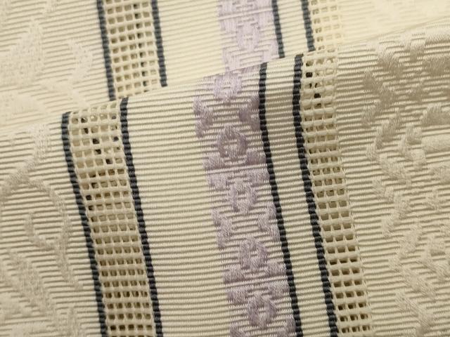 平和屋着物＊夏物　本場筑前博多織　ワンタッチつけ帯　紗献上　正絹　逸品　CAAW8801oy