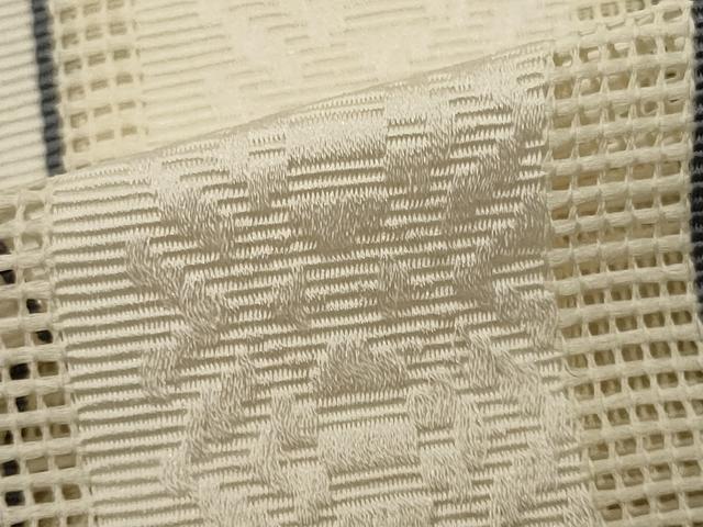 平和屋着物＊夏物　本場筑前博多織　ワンタッチつけ帯　紗献上　正絹　逸品　CAAW8801oy