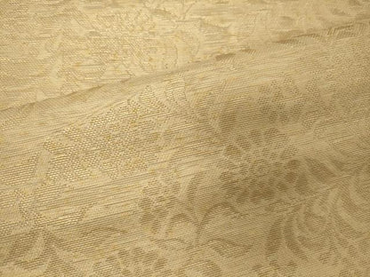平和屋着物＊夏物　全通柄　本袋帯　草花文　金糸　正絹　逸品　 CAAW8891oy