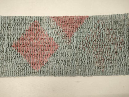 平和屋着物＊夏物 八寸名古屋帯 羅 菱文 正絹 逸品 未使用 CAAW8942oy