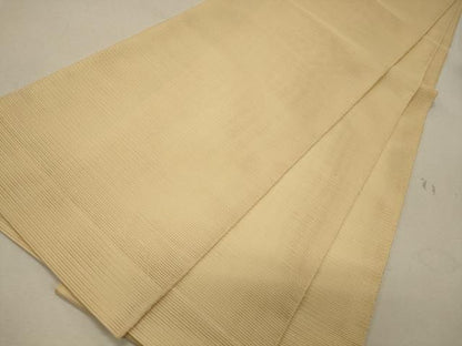 平和屋着物＊夏物 全通柄袋帯 卵色 正絹 逸品 CAAW8945oy
