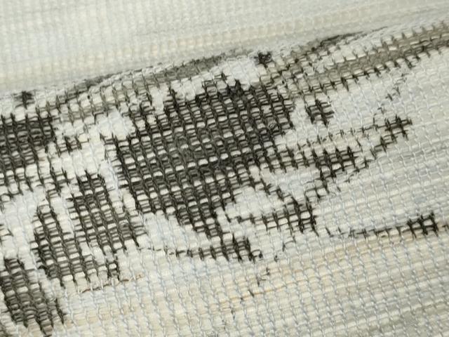 平和屋着物＊夏物 九寸開き名古屋帯 手描き 海老 麻 逸品 CAAW8949oy
