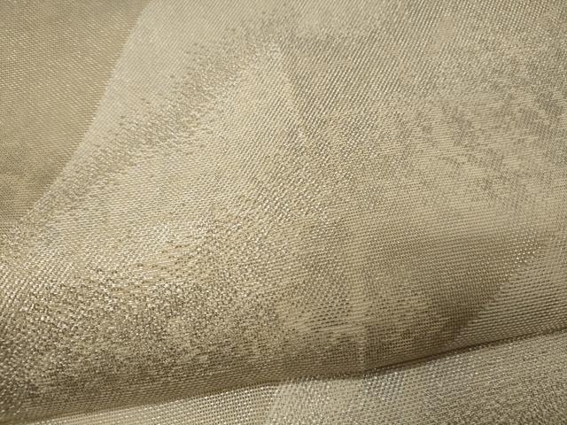 平和屋着物＊夏物 六通柄袋帯 遠山文 銀糸 正絹 逸品 CAAW8955oy