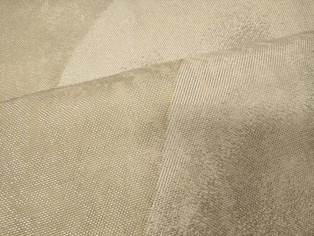 平和屋着物＊夏物 六通柄袋帯 遠山文 銀糸 正絹 逸品 CAAW8955oy