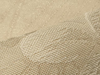 平和屋着物＊夏物 六通柄袋帯 草葉文 銀糸 正絹 逸品 CAAW8958oy