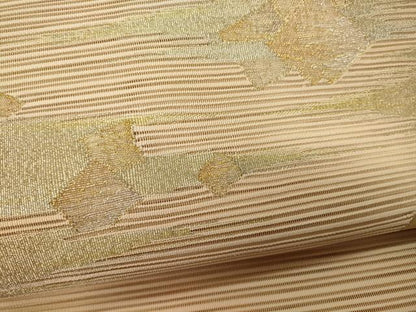 平和屋着物＊夏物 八寸名古屋帯 絽綴れ 色紙重ね文 金銀糸 正絹 逸品 CAAW8971oy