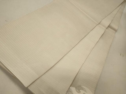平和屋着物＊夏物 太鼓袋帯 絽綴れ 立波文 金銀糸 正絹 逸品 CAAW8975oy