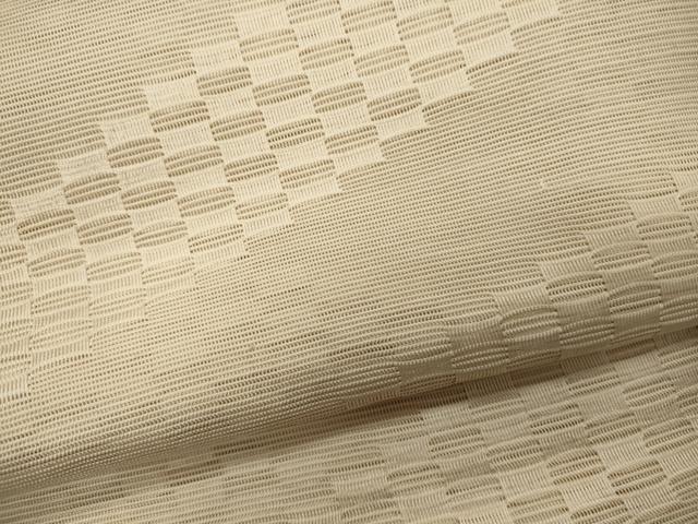 平和屋着物＊夏物 八寸名古屋帯 斜線文 象牙色 正絹 逸品 CAAW8979oy