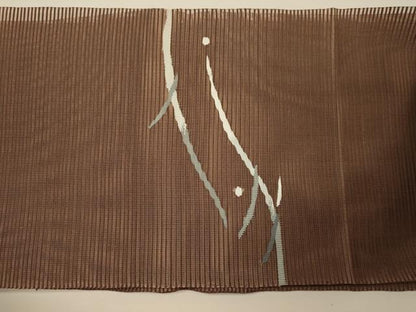 平和屋着物＊夏物 八寸名古屋帯 絽綴れ 流線文 正絹 逸品 未使用 CAAW8983oy