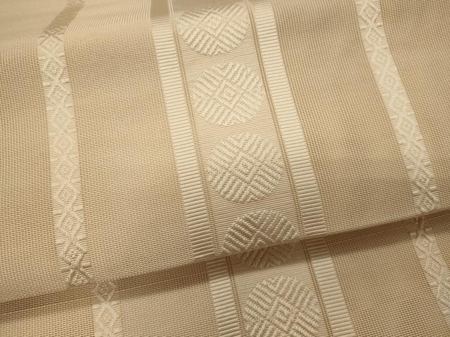 平和屋着物＊夏物 本場筑前博多織 八寸名古屋帯 紗献上 正絹 逸品 CAAW8996oy
