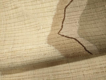平和屋着物＊夏物　九寸名古屋帯　絽紬　幾何学文　正絹　逸品　CAAW9006oy