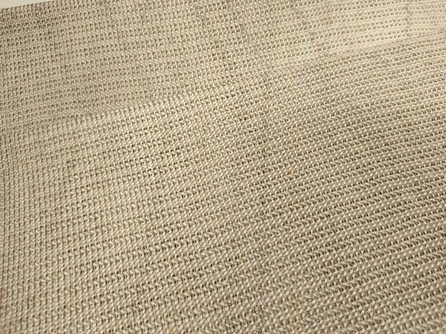 平和屋着物＊夏物 八寸名古屋帯 組織 霞文 銀糸 正絹 逸品 未使用 CAAW9020oy