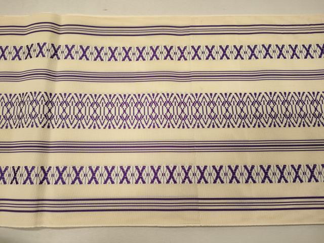 平和屋着物＊夏物 本場筑前博多織 八寸名古屋帯 紗献上 正絹 逸品 未使用 CAAW9023oy