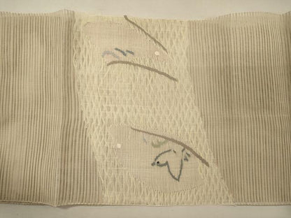 平和屋着物＊夏物 八寸名古屋帯 飛鳥文 正絹 逸品 CAAW9025oy