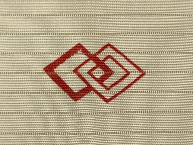 平和屋着物＊夏物　絽塩瀬　九寸名古屋帯　文字文　銀彩　正絹　逸品　CAAW9031oy