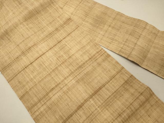 平和屋着物＊夏物 九寸名古屋帯 霞文 麻 逸品 CAAW9034oy