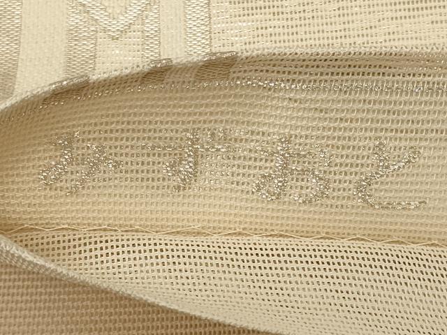 平和屋着物＊夏物 六通柄袋帯 みずおと 菱吉祥文 金糸 正絹 逸品 CAAW9052oy