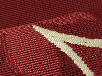 平和屋着物＊夏物 八寸名古屋帯 刺繍 楓文 正絹 逸品 CAAW9080oy