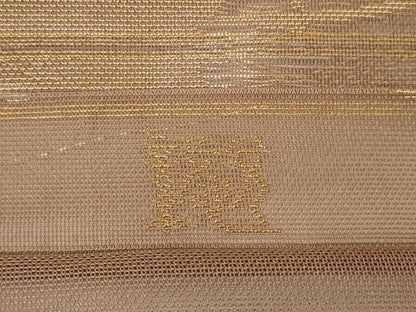 平和屋着物＊夏物 織物一筋名門 織悦 全通柄 本袋帯 楓文 金銀糸 正絹 逸品 CAAW9085oy