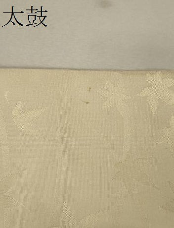 平和屋着物＊夏物 六通柄袋帯 芝楓文 金糸 正絹 逸品 CAAW9086oy
