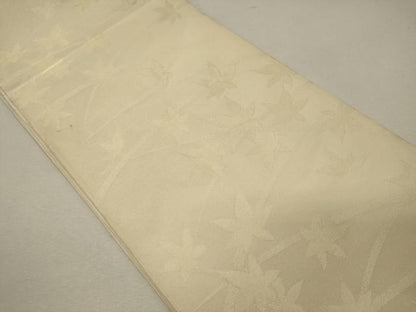 平和屋着物＊夏物 六通柄袋帯 芝楓文 金糸 正絹 逸品 CAAW9086oy