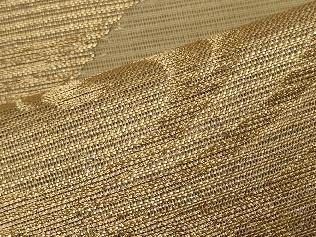 平和屋着物＊夏物 六通柄袋帯 流水文 金糸 正絹 逸品 CAAW9087oy
