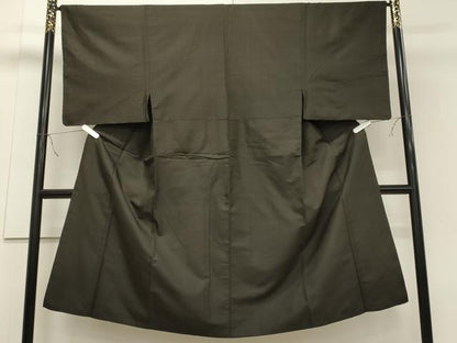 平和屋着物■男性 紬 間道 正絹 逸品 CAAW9149oy