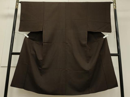 平和屋着物■男性 紬 間道 正絹 逸品 CAAW9186oy