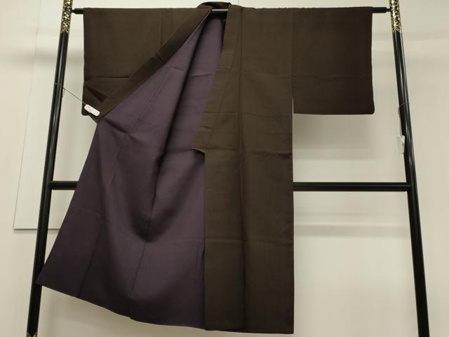 平和屋着物■男性 紬 間道 正絹 逸品 CAAW9186oy