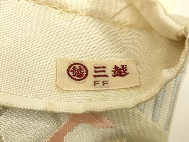 平和屋着物◎六通柄袋帯　唐織　松皮菱花鳥文　正絹　逸品　CAAW9243qe