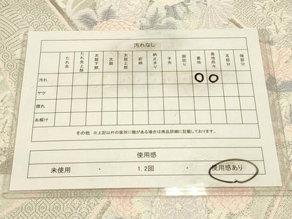 平和屋着物◎六通柄袋帯　唐織　彩華精繍文　プラチナ箔　正絹　逸品　CAAW9244qe