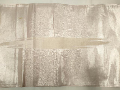 平和屋着物◎太鼓柄袋帯　大王松　銀糸　正絹　逸品　CAAW9267qe