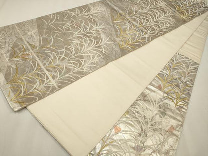 平和屋着物◎六通柄袋帯　古都の四季　引箔錦　正絹　逸品　CAAW9497qe