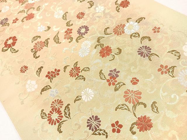 平和屋着物◎六通柄袋帯　唐織　正倉院唐草文　金銀糸　正絹　逸品　CAAW9690nb
