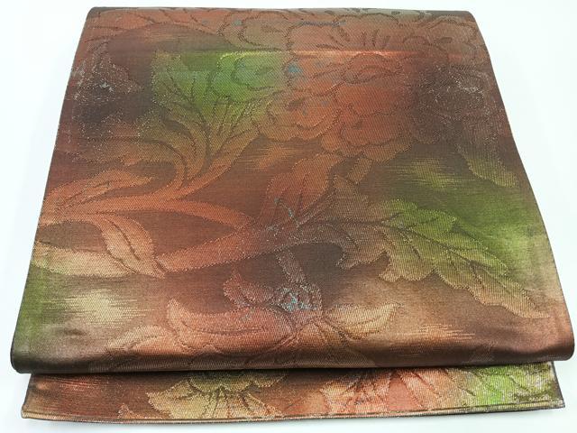 平和屋着物◎袋帯　正絹　逸品　CAAW9718nb
