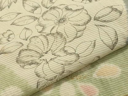 平和屋着物＊夏物 訪問着 絽 辻が花 金彩 正絹 逸品 CAAW9867gh