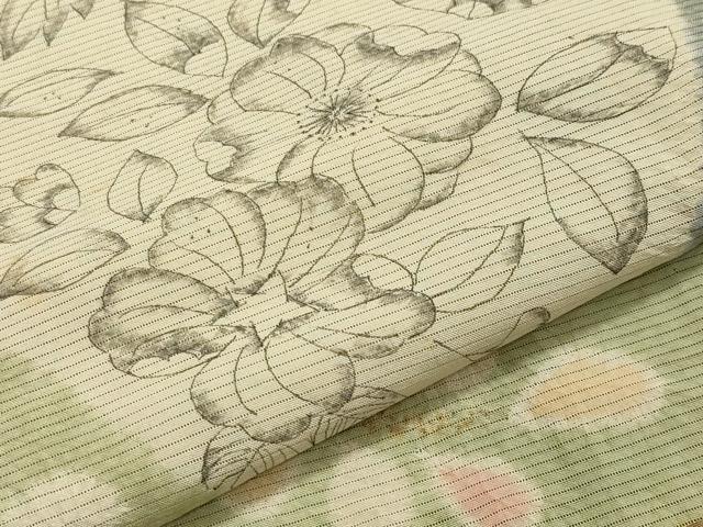 平和屋着物＊夏物 訪問着 絽 辻が花 金彩 正絹 逸品 CAAW9867gh