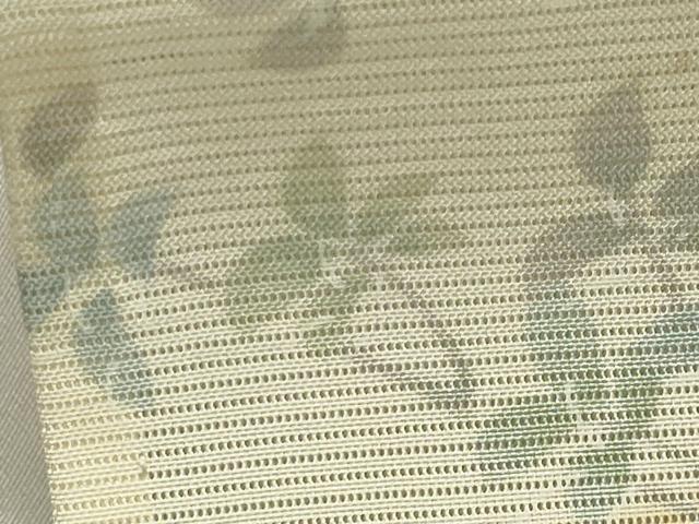 平和屋着物＊夏物 小紋 絽 草花文 正絹 逸品 CAAW9870gh