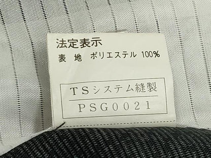 平和屋着物＊夏物 小紋 絽 人物文 黒地 洗える着物 CAAW9872gh