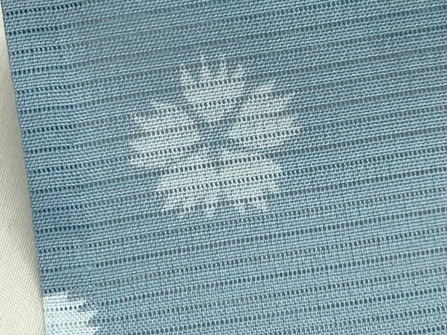 平和屋着物＊夏物 小紋 絽 舞桜文 洗える着物 CAAW9888gh