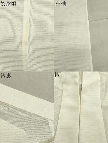 平和屋着物＊夏物 長襦袢 絽 洗える着物 CAAW9893gh