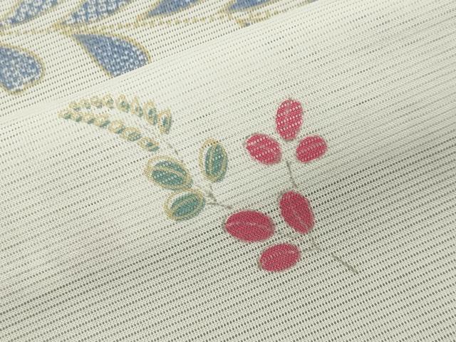 平和屋着物＊夏物　訪問着　絽　舞桜花文　洗える着物　CAAW9897gh
