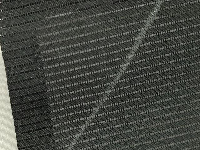 平和屋着物＊夏物 小紋 絽 草木文 黒地 洗える着物 CAAW9901gh