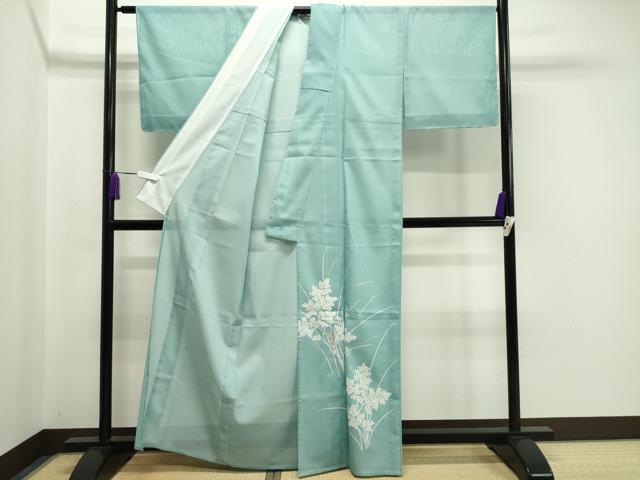 平和屋着物＊夏物　色留袖　絽　草花文　銀彩　洗える着物　未使用　CAAW9902gh