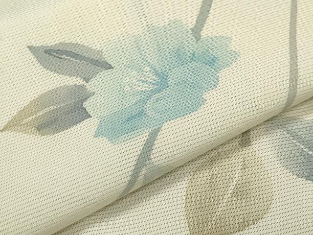 平和屋着物＊夏物 訪問着 絽 枝花文 正絹 逸品 CAAW9907gh