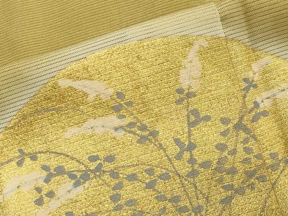 平和屋着物＊夏物 訪問着 絽 草花文 暈し染め 金彩 高島屋扱い 正絹 逸品 CAAW9912gh
