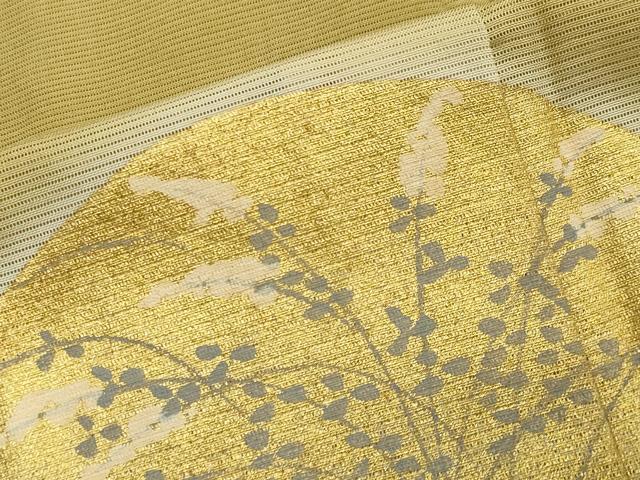 平和屋着物＊夏物 訪問着 絽 草花文 暈し染め 金彩 高島屋扱い 正絹 逸品 CAAW9912gh