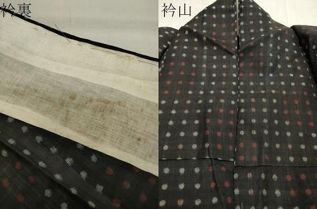 平和屋着物＊夏物 上布 吉祥丸文 麻 逸品 CAAW9914gh