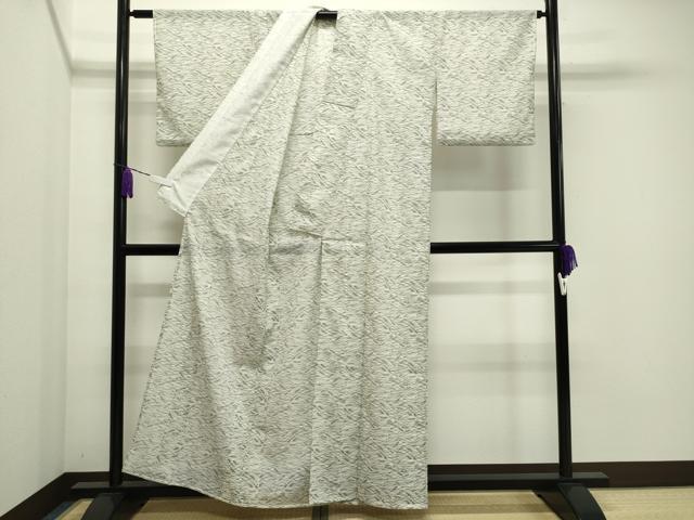 平和屋着物＊夏物 小紋 絽 草木文 洗える着物 CAAW9920gh